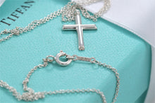 Load image into Gallery viewer, Tiffany &amp; Co. Paloma Picasso Tenderness Heart Mini Cross Necklace
