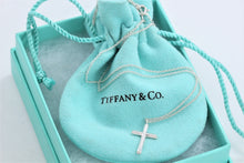 Load image into Gallery viewer, Tiffany &amp; Co. Paloma Picasso Tenderness Heart Mini Cross Necklace
