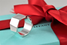 Load image into Gallery viewer, Tiffany &amp; Co. Silver Frank Gehry Folded Octagon Torque Ring Size 5.5
