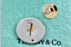 Tiffany & Co. Vintage 14K Gold Inlay Blue Sapphire Silver Union Pacific 5 Star Brooch Pin
