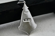 Load image into Gallery viewer, Theda Sterling Silver Mother Of Pearl Star of David Pendulum Rhinestone Charm Pendant
