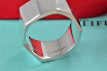 Load image into Gallery viewer, Tiffany &amp; Co. Silver Frank Gehry Folded Octagon Torque Ring Size 5.5
