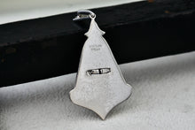 Load image into Gallery viewer, Theda Sterling Silver Mother Of Pearl Star of David Pendulum Rhinestone Charm Pendant
