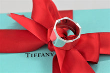 Load image into Gallery viewer, Tiffany &amp; Co. Silver Frank Gehry Folded Octagon Torque Ring Size 5.5
