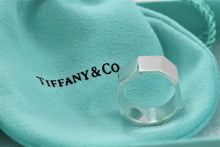 Load image into Gallery viewer, Tiffany &amp; Co. Silver Frank Gehry Folded Octagon Torque Ring Size 5.5

