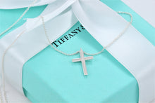 Load image into Gallery viewer, Tiffany &amp; Co. Paloma Picasso Tenderness Heart Mini Cross Necklace
