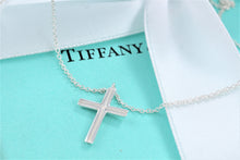Load image into Gallery viewer, Tiffany &amp; Co. Paloma Picasso Tenderness Heart Mini Cross Necklace

