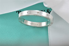 Load image into Gallery viewer, Tiffany &amp; Co. 1837 Silver Narrow 3 Diamond Band Stacking Ring
