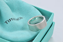 Load image into Gallery viewer, Tiffany &amp; Co. Silver Coin Edge Ring

