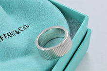 Load image into Gallery viewer, Tiffany &amp; Co. Silver Coin Edge Ring
