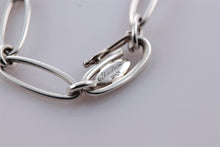 Load image into Gallery viewer, Tiffany &amp; Co. Elsa Peretti Silver Open Heart Link 6.75&quot; Bracelet
