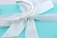 Load image into Gallery viewer, Tiffany &amp; Co. 1837 Silver Narrow Cuff Bracelet
