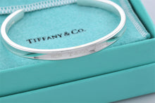 Load image into Gallery viewer, Tiffany &amp; Co. 1837 Silver Narrow Cuff Bracelet
