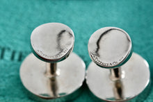 Load image into Gallery viewer, Tiffany &amp; Co. Mens 1837 Silver Concave Round Cufflinks
