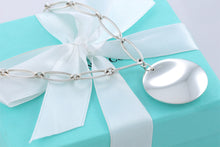 Load image into Gallery viewer, Tiffany &amp; Co. Elsa Peretti Silver Large Circle Disc Oval Link Necklace
