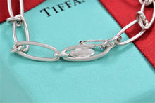 Load image into Gallery viewer, Tiffany &amp; Co. Elsa Peretti Silver Small Open Heart Link 7&quot; Bracelet
