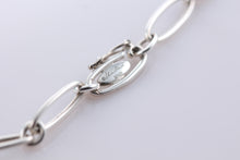 Load image into Gallery viewer, Tiffany &amp; Co. Elsa Peretti Silver Large Circle Disc Oval Link Necklace
