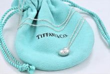 Load image into Gallery viewer, Tiffany &amp; Co. Elsa Peretti Silver Bean Nugget Pendant Necklace
