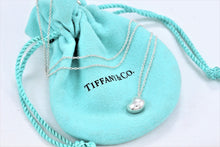 Load image into Gallery viewer, Tiffany &amp; Co. Elsa Peretti Silver Bean Nugget Pendant Necklace
