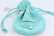 Load image into Gallery viewer, Tiffany &amp; Co. Elsa Peretti Silver Bean Nugget Pendant Necklace
