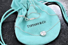 Load image into Gallery viewer, Tiffany &amp; Co. Elsa Peretti Silver Bean Nugget Pendant Necklace
