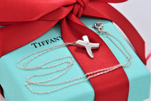 Load image into Gallery viewer, Tiffany &amp; Co. Paloma Picasso Silver &#39;&#39;X&#39;&#39; Diamond Necklace
