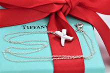 Load image into Gallery viewer, Tiffany &amp; Co. Paloma Picasso Silver &#39;&#39;X&#39;&#39; Diamond Necklace
