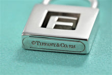 Load image into Gallery viewer, Tiffany &amp; Co. Silver Letter &quot;F&quot; Padlock Pendant
