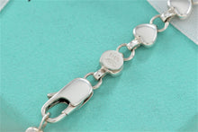 Load image into Gallery viewer, Tiffany &amp; Co. Silver Chain of Hearts Link 16&quot; Necklace
