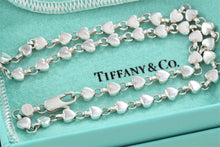 Load image into Gallery viewer, Tiffany &amp; Co. Silver Chain of Hearts Link 16&quot; Necklace
