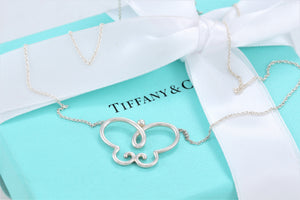 Tiffany & Co. Paloma Picasso Silver Villa Butterfly Necklace