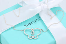 Load image into Gallery viewer, Tiffany &amp; Co. Paloma Picasso Silver Villa Butterfly Necklace
