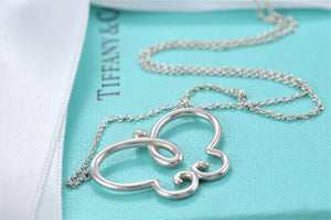 Tiffany & Co. Paloma Picasso Silver Villa Butterfly Necklace