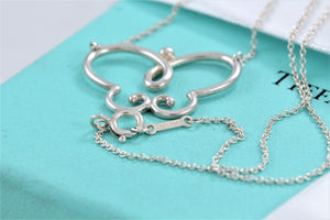 Tiffany & Co. Paloma Picasso Silver Villa Butterfly Necklace