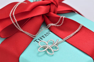 Tiffany & Co. Paloma Picasso Silver Villa Flower Necklace