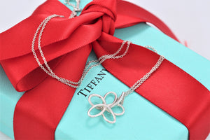 Tiffany & Co. Paloma Picasso Silver Villa Flower Necklace