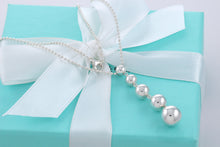 Load image into Gallery viewer, Tiffany &amp; Co. Hardwear Silver Graduating Balls Dangling Dangle Necklace
