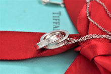 Load image into Gallery viewer, Tiffany &amp; Co. 1837 Silver Interlocking Small Circles Necklace
