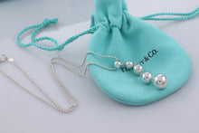 Load image into Gallery viewer, Tiffany &amp; Co. Hardwear Silver Graduating Balls Dangling Dangle Necklace
