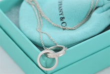 Load image into Gallery viewer, Tiffany &amp; Co. 1837 Silver Interlocking Small Circles Necklace
