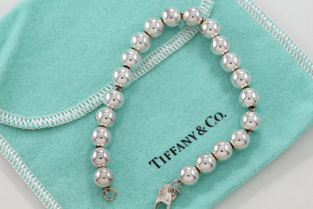 Tiffany & Co. Hardwear Silver 8mm Ball Bead Bracelet