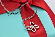 Load image into Gallery viewer, Tiffany &amp; Co. Nature Silver Small Stencil Butterfly Necklace

