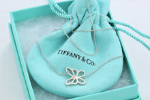 Load image into Gallery viewer, Tiffany &amp; Co. Nature Silver Small Stencil Butterfly Necklace
