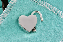 Load image into Gallery viewer, Tiffany &amp; Co. Silver Plain Heart Padlock Pendant

