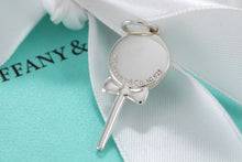 Load image into Gallery viewer, Tiffany &amp; Co. Silver Blue white Enamel Swirl LolliPop Charm
