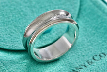 Load image into Gallery viewer, Tiffany &amp; Co. 1837 Titanium Silver Wide Band Ring Size 11
