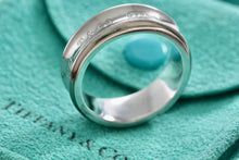 Load image into Gallery viewer, Tiffany &amp; Co. 1837 Titanium Silver Wide Band Ring Size 11
