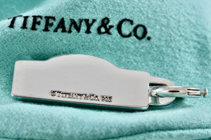 Tiffany & Co. Silver Fifth Ave. Street Sign Bar Pendant