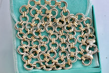 Load image into Gallery viewer, Tiffany &amp; Co. 18K Gold &amp; Silver Interlocking Circle Links 34&quot; Necklace
