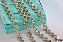 Load image into Gallery viewer, Tiffany &amp; Co. 18K Gold &amp; Silver Interlocking Circle Links 34&quot; Necklace
